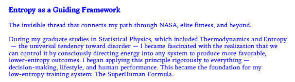 Low-entropy decision-making